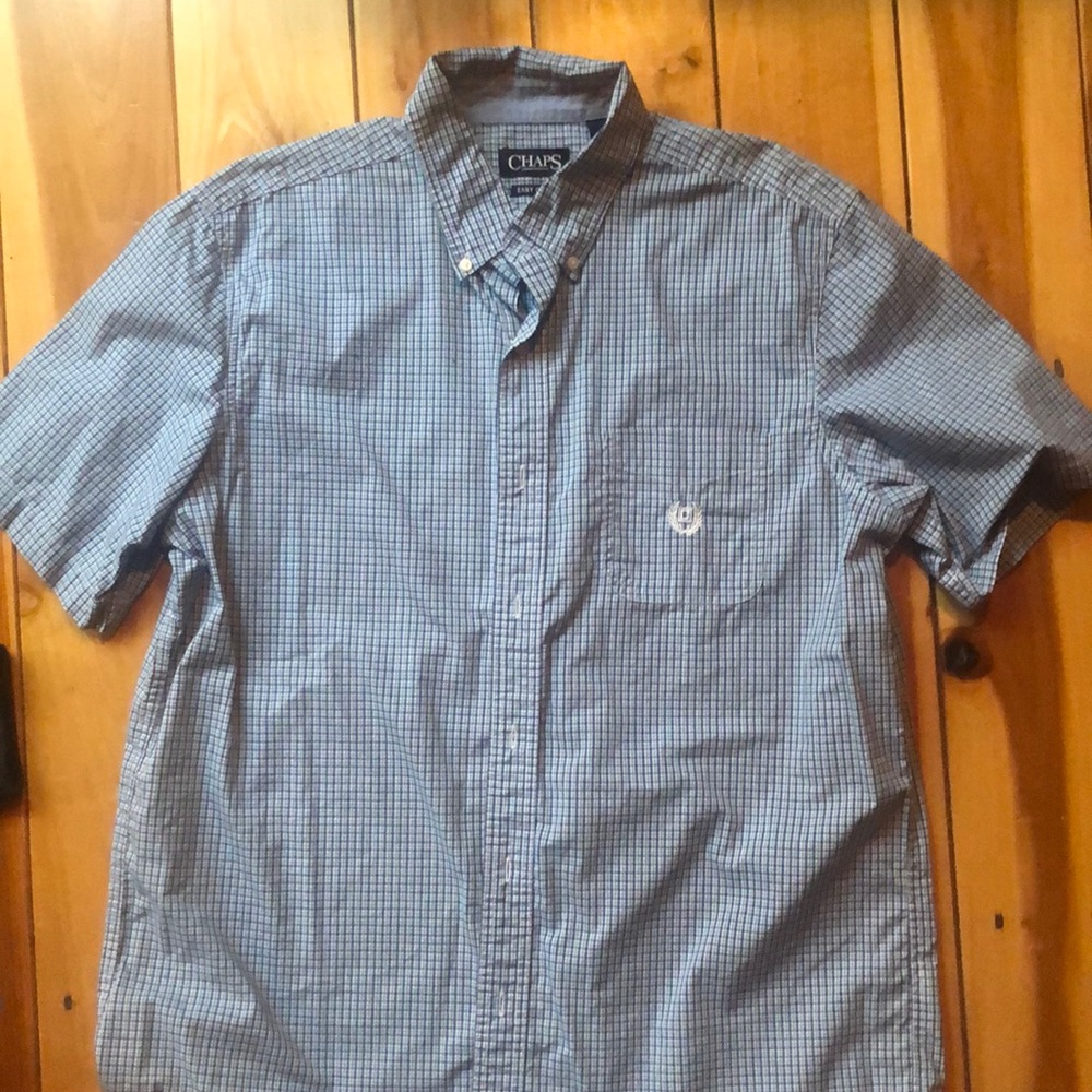 Chaps short sleeve button down
